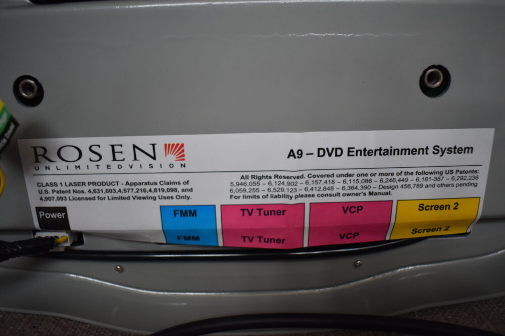 Rosen Entertainment Systems A9 DVD Player