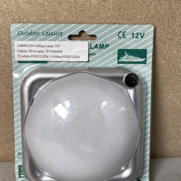 Outdoor Leisure LED Ceiling Lampe 12V Silber / grau
