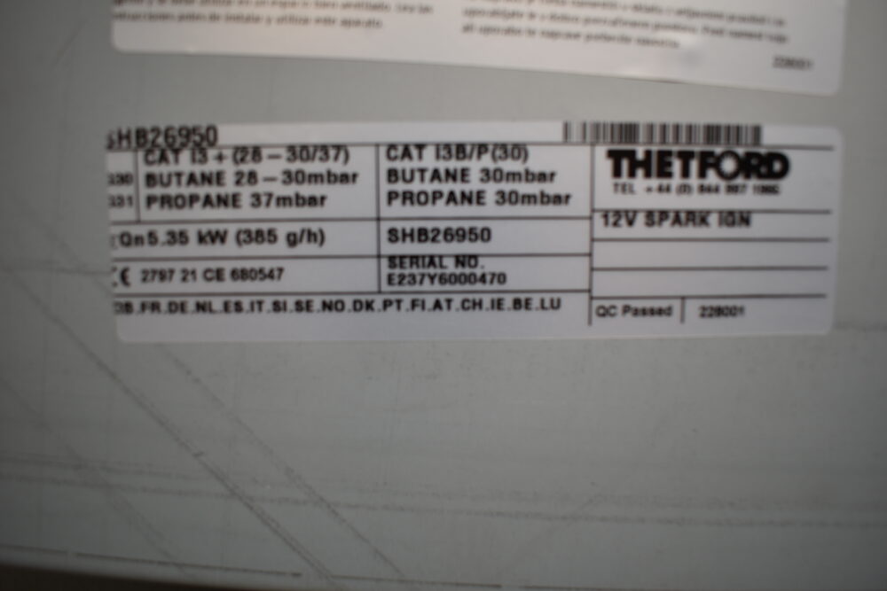 Thetford Gaskocher SHB26950 3-flammig