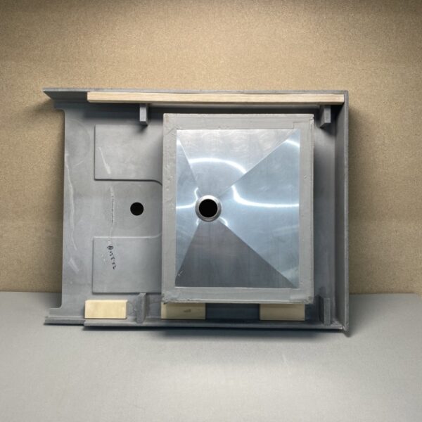 Waschbecken für Wohnmobil, Kunststoff/Edelstahl, 66x51,5 cm