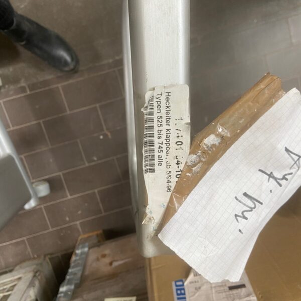 Heckleiter klappbar Typen 525 bis 745 für Wohnmobil