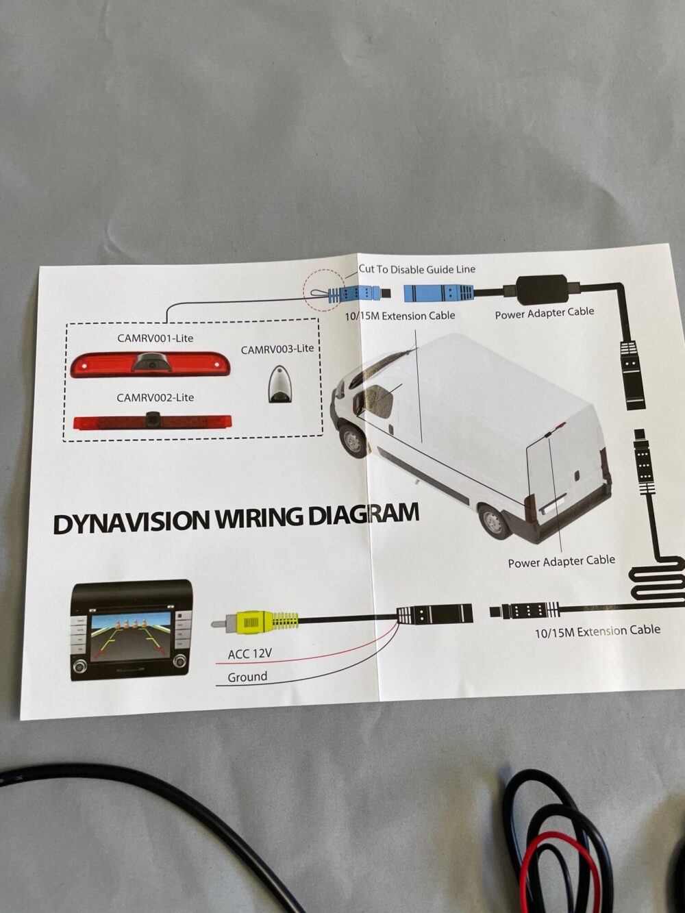 Bremslicht für Rückfahrkamera, Dynavision, DN CW 920 lite