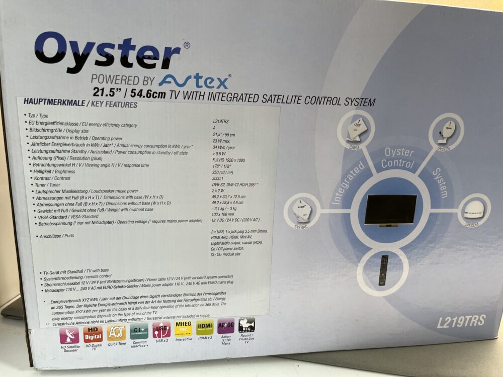 Oyster 9 series 21,5`` TV L219TRS