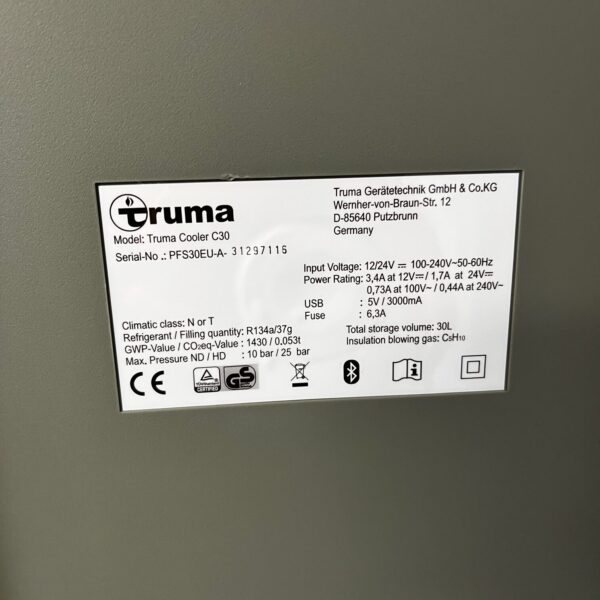Truma Cooler C30 Kompressorkühlbox mit Tiefkühlfunktion 30 Liter –  Ersatzteile für Wohnmobil