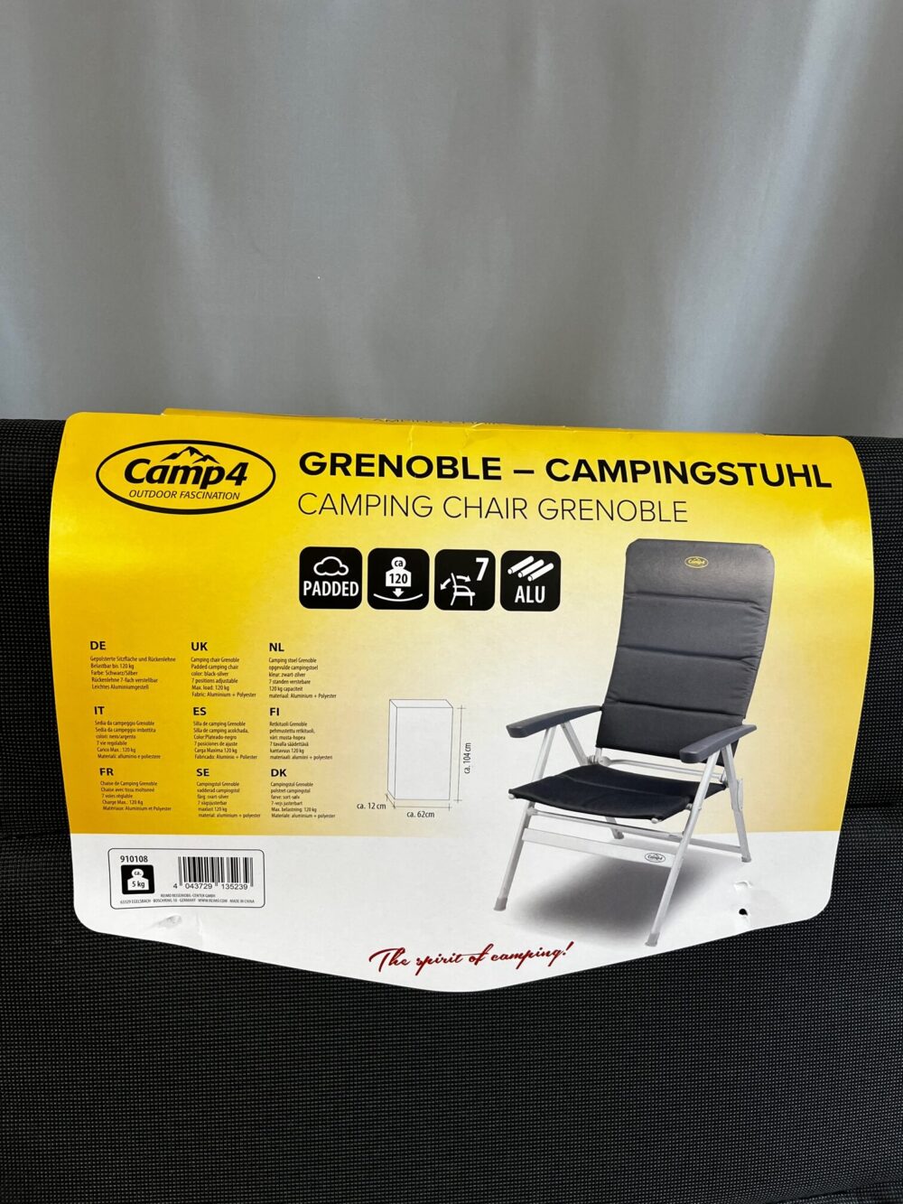 Camp4 Grenoble Alu Campingstuhl