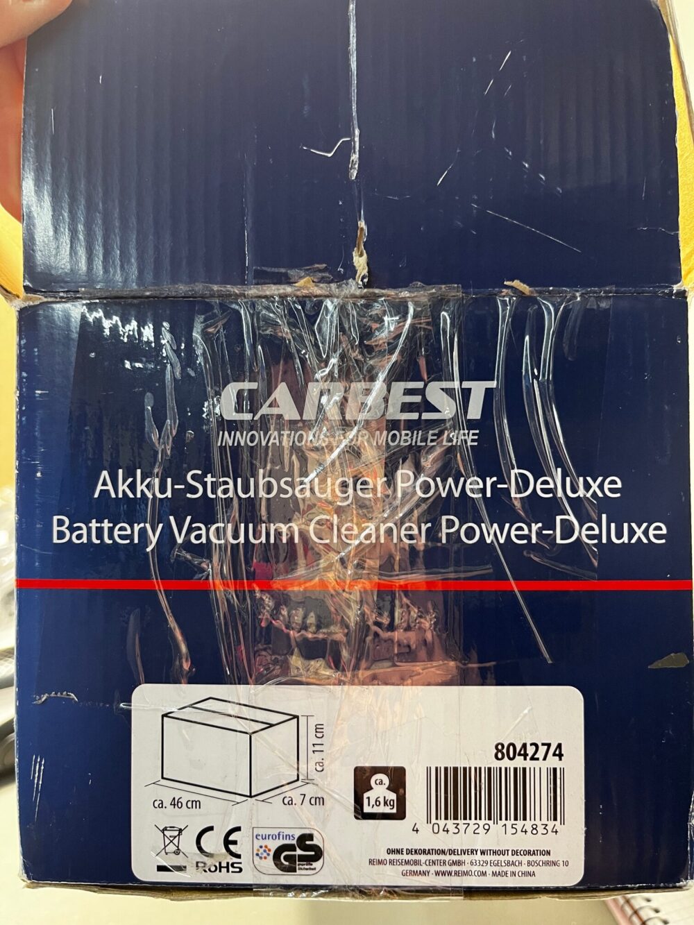 Carbest Akku Staubsauger Power Deluxe