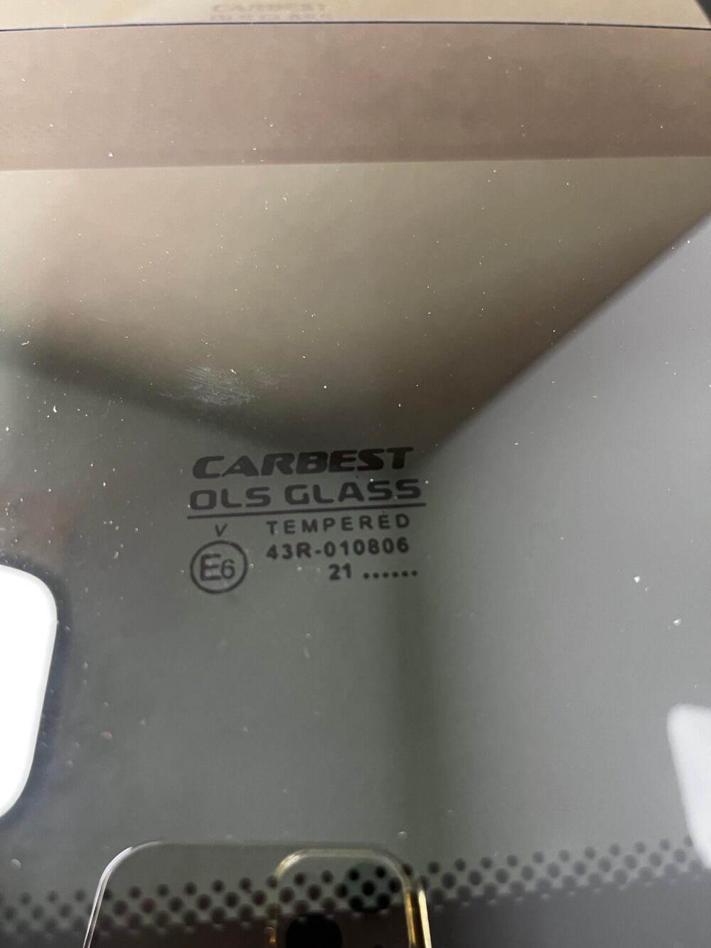 Carbest getöntes Universal-Glasschiebefenster 500x450