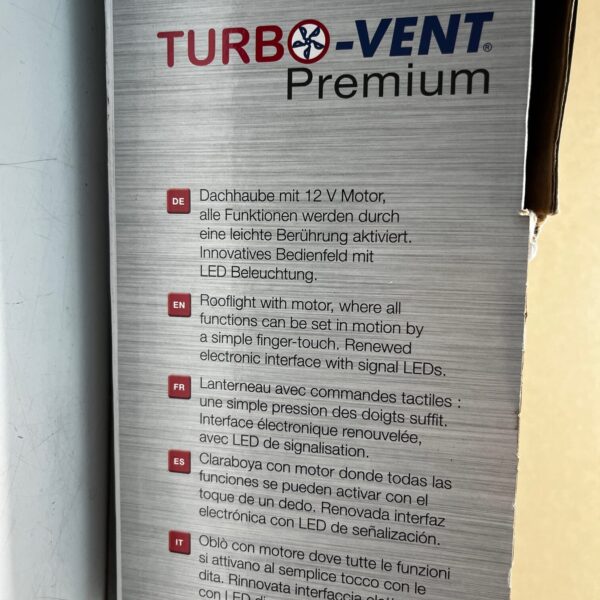 Fiamma Turbo Vent Premium Chrystal Dachhaube mit 12V Motor