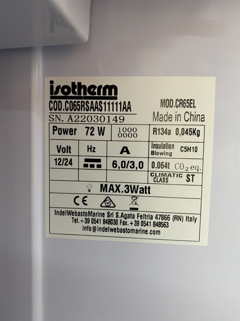 Isotherm Kühlschrank CR65EL Wohnmobil / Wohnwagen