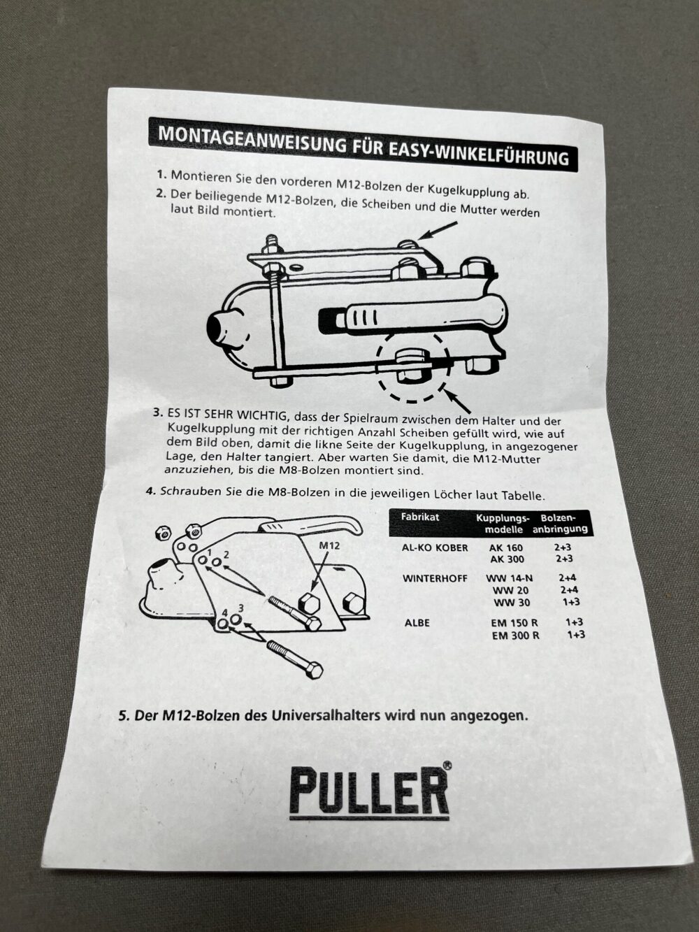 Reimo Winkelführung Easy Puller 92081