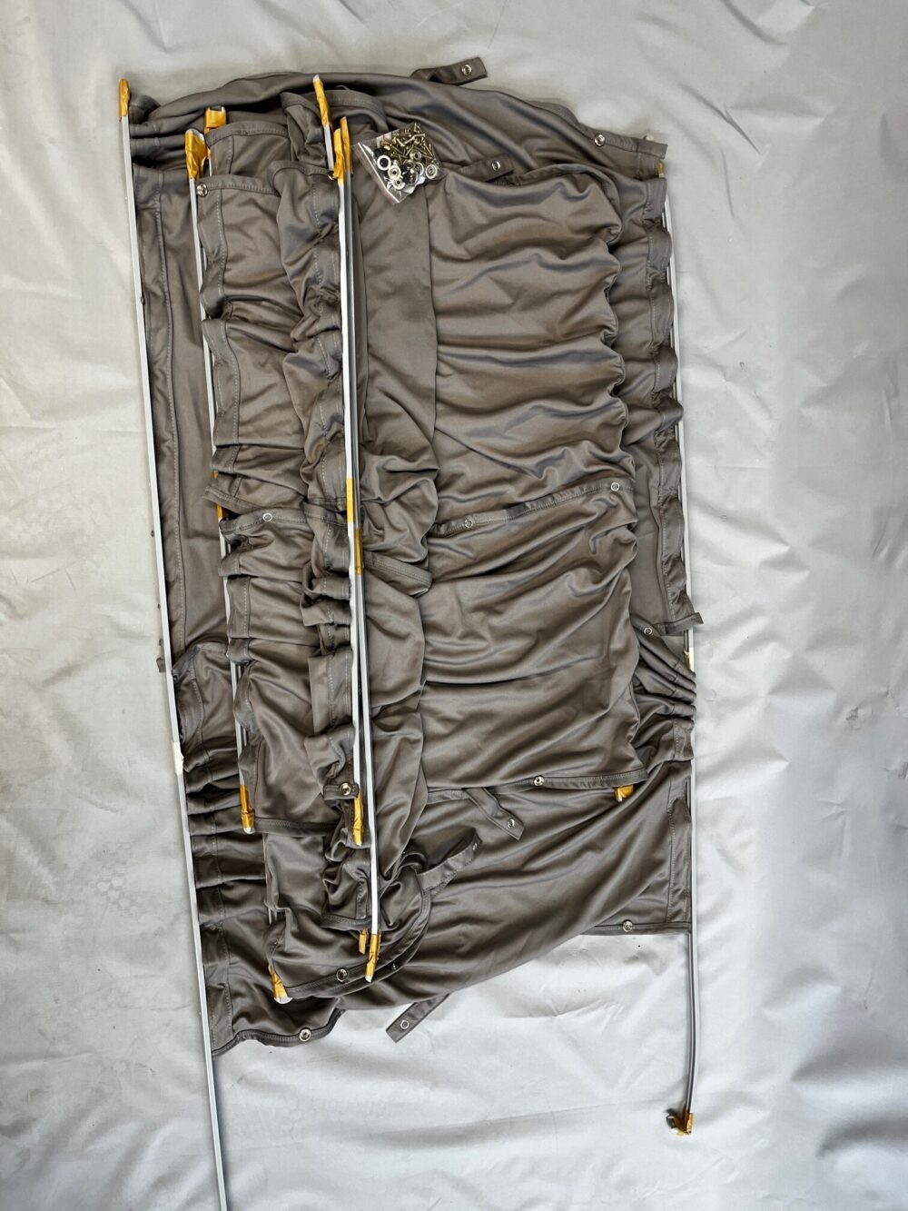 VW T6/5 KR Vorhang Set grau lichtdurchlässig