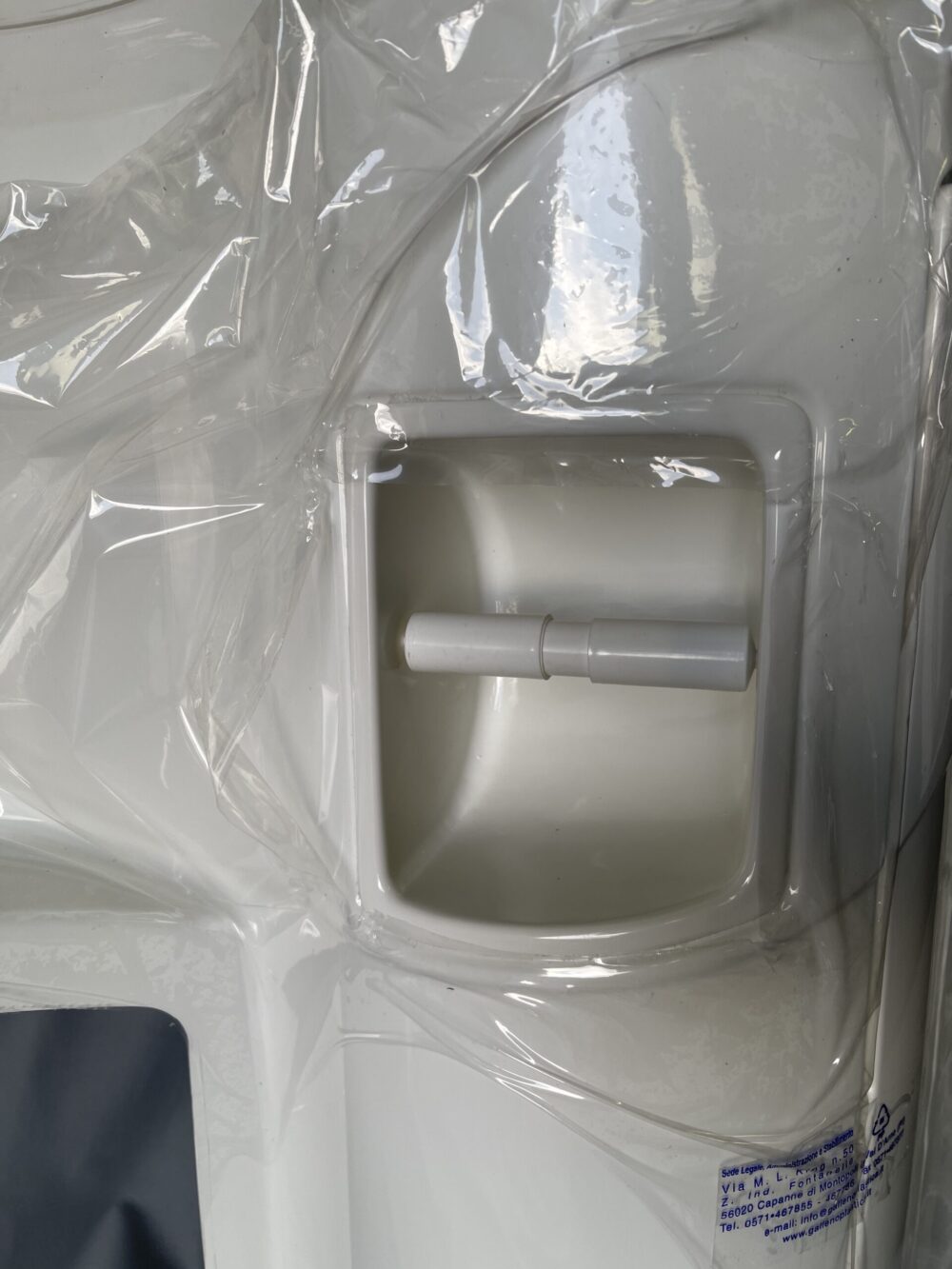 Galleno Plastica Waschtisch Waschbecken rechts 910x300x810 mm weiß Wohnmobil