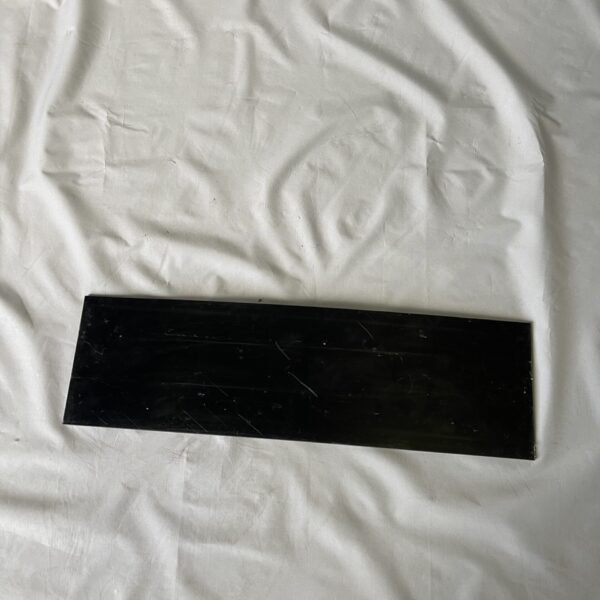 Götzmann Blende gebogen schwarz 52 x 15 cm