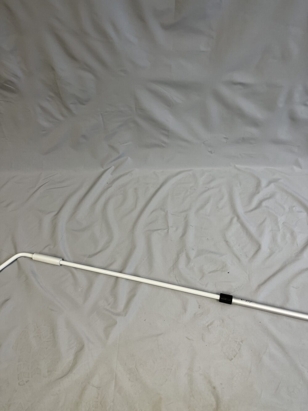 Markisenkurbel Thule silber/weiß ausziehbar 140cm bis 200cm