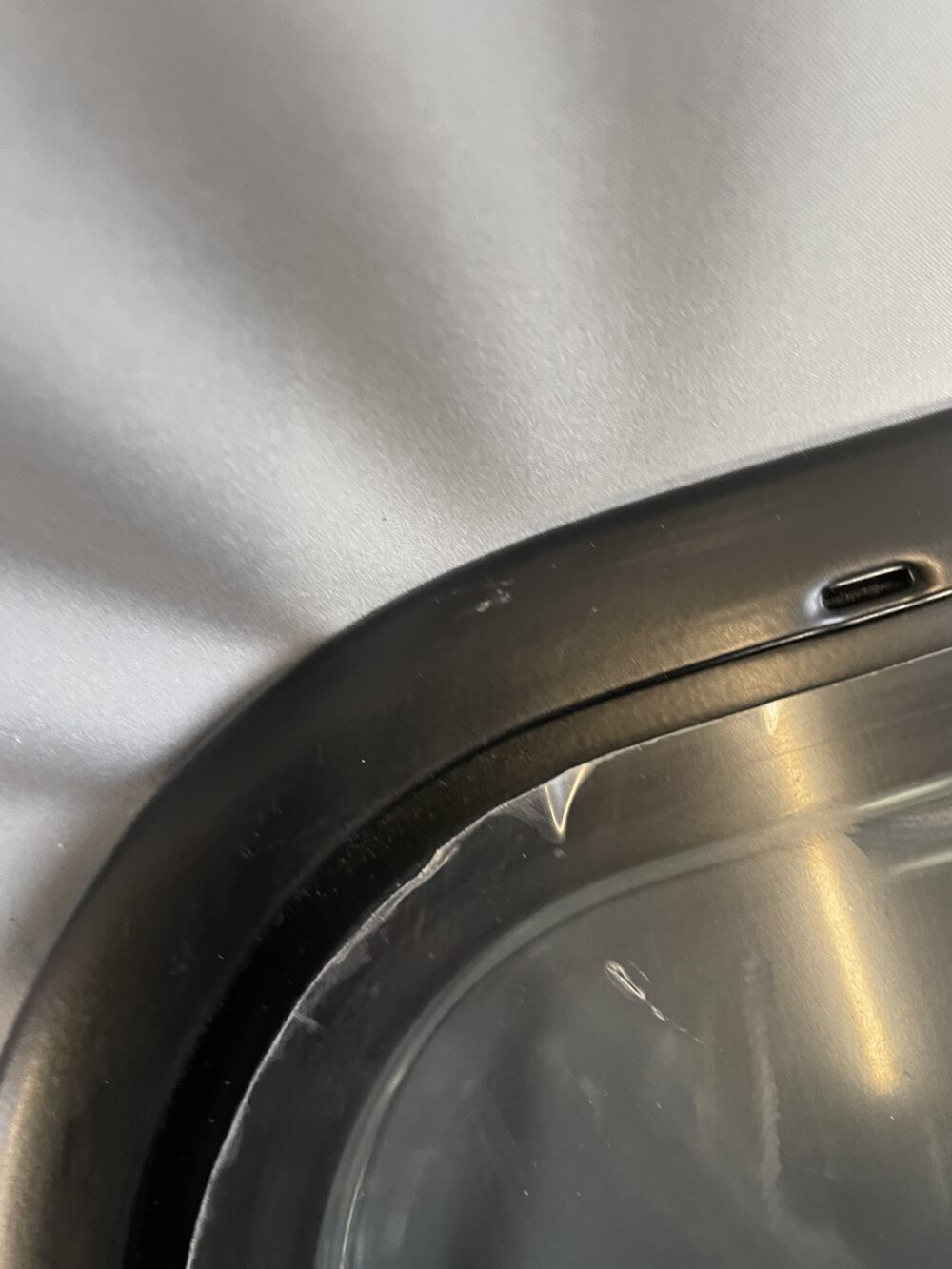 Ausstellfenster mit Rahmen, Dometic, 800 x 450 mm, schwarz getönt