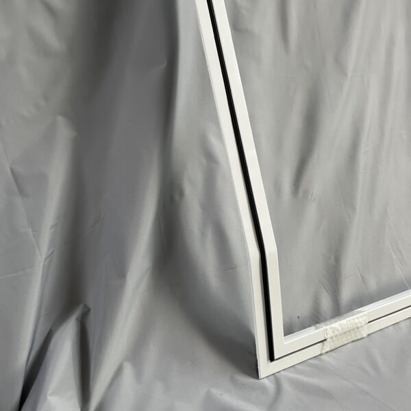 Klappenrahmen 850x1069mm - Winkel untere Kante 15° - weiß -  Niesmann & Bischoff