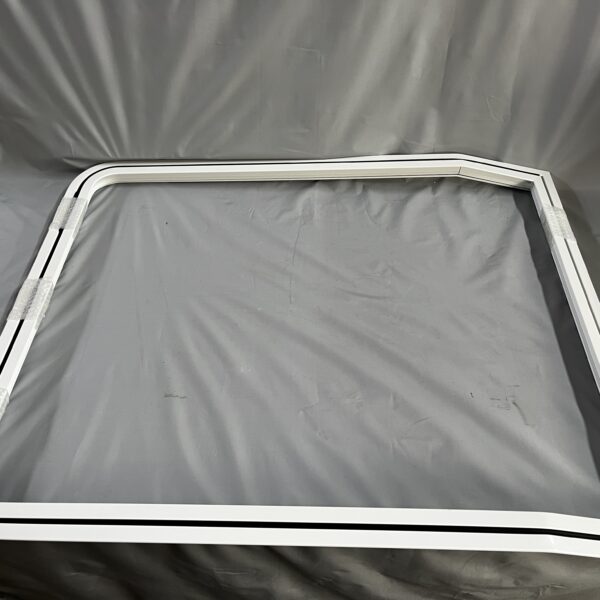 Klappenrahmen 850x1069mm - Winkel untere Kante 15° - weiß -  Niesmann & Bischoff