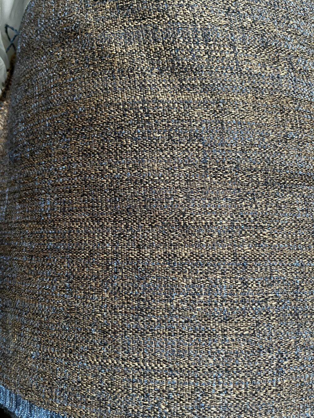 Meterware Polsterstoff Möbelstoff braun blau Breite 140cm 10 Meter