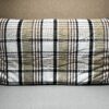 Niesmann & Bischoff Kissen kariert Tartan beige braun schwarz 83x48x8cm