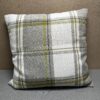 Niesmann & Bischoff Kissen Zierkissen kariert Tartan Hellgrau Weiß Apfelgrün 38x38cm