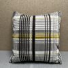 Niesmann & Bischoff Kissen Zierkissen kariert Tartan Hellgrau Weiß Apfelgrün 38x38cm