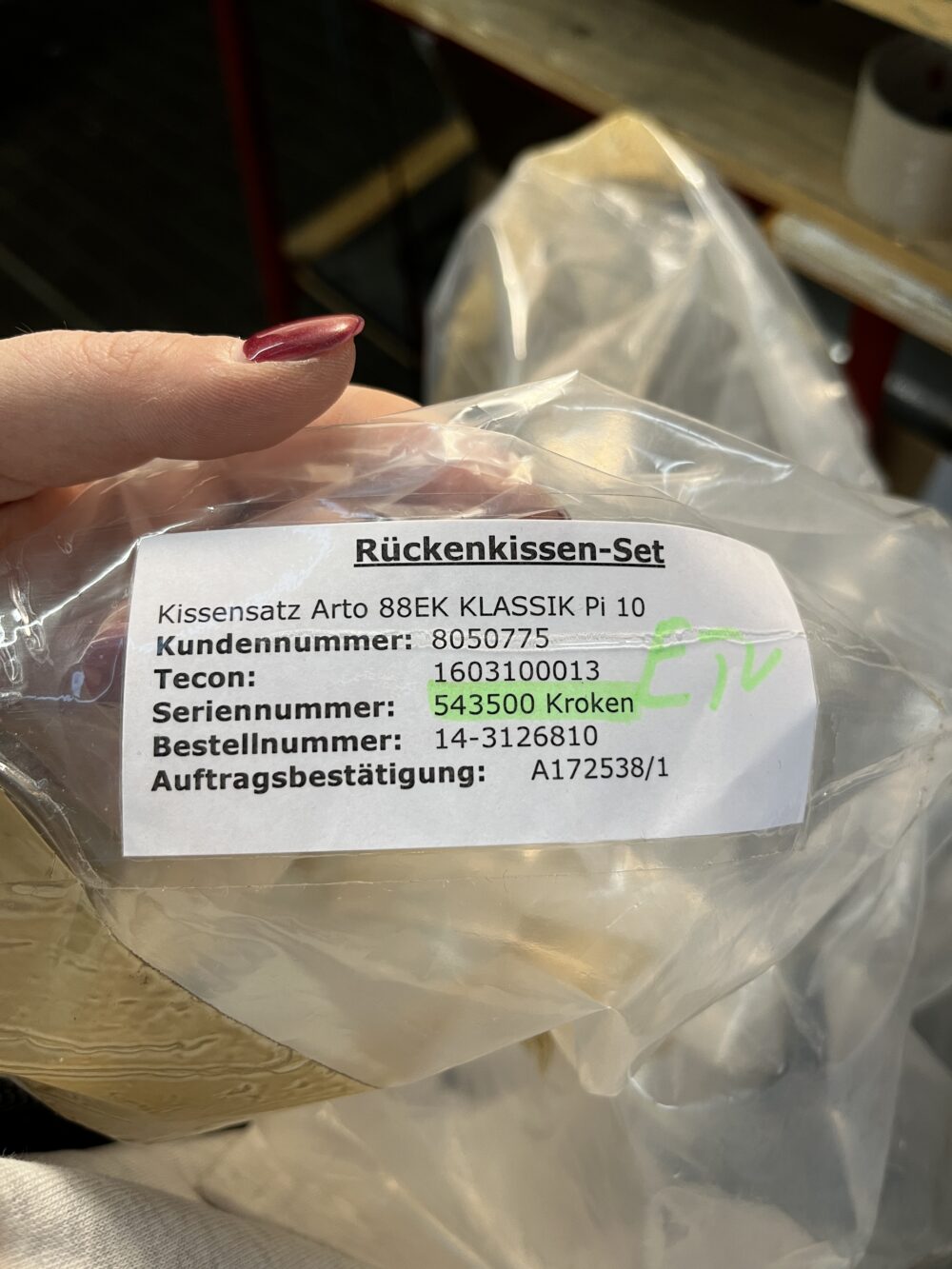 Niesmann & Bischoff Kissenset Arto 88EK Klassik braun beige Strukturstoff