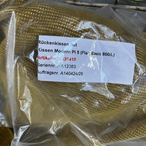 Niesmann & Bischoff Kissenset Flair Basic 800iL Modern Senfgelb