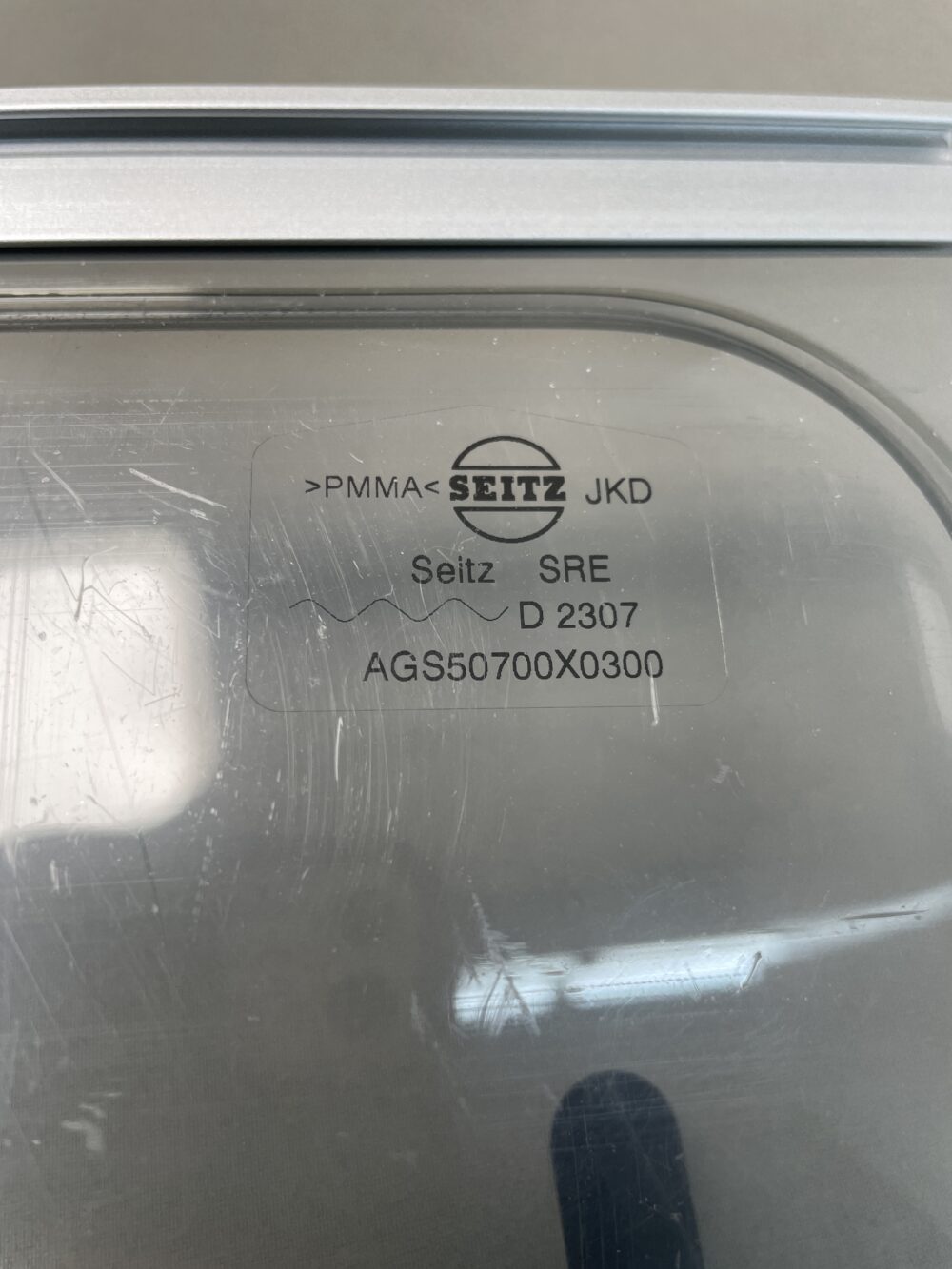 Ausstellscheibe für Dometic Seitz S4, Klarglas, 700 x 300 mm