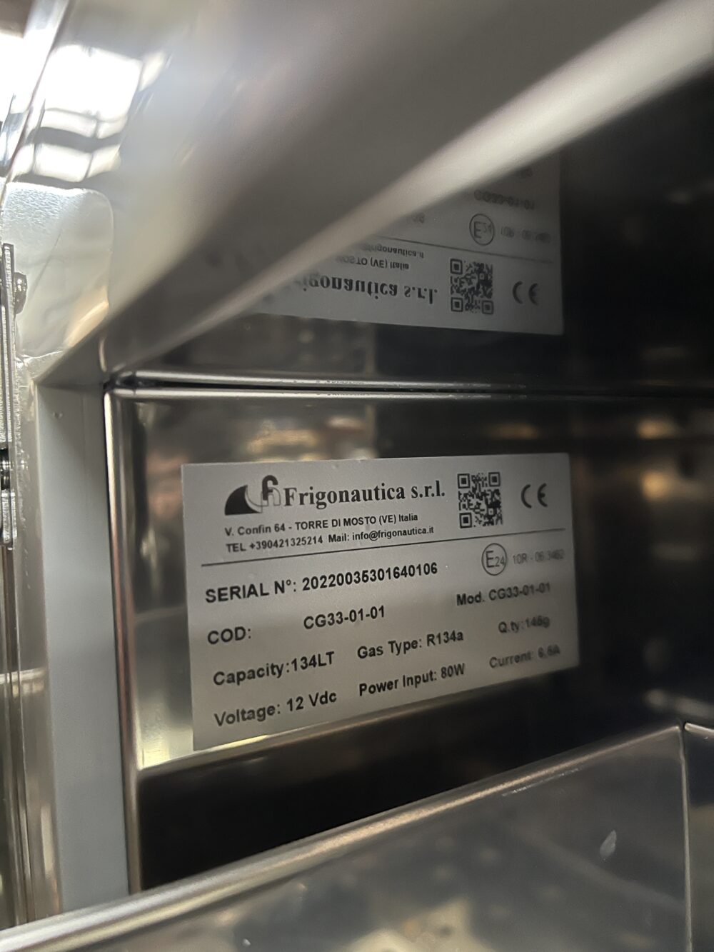 Frigonautica CG33-01-01 Kühlschrank/Gefrierkombination