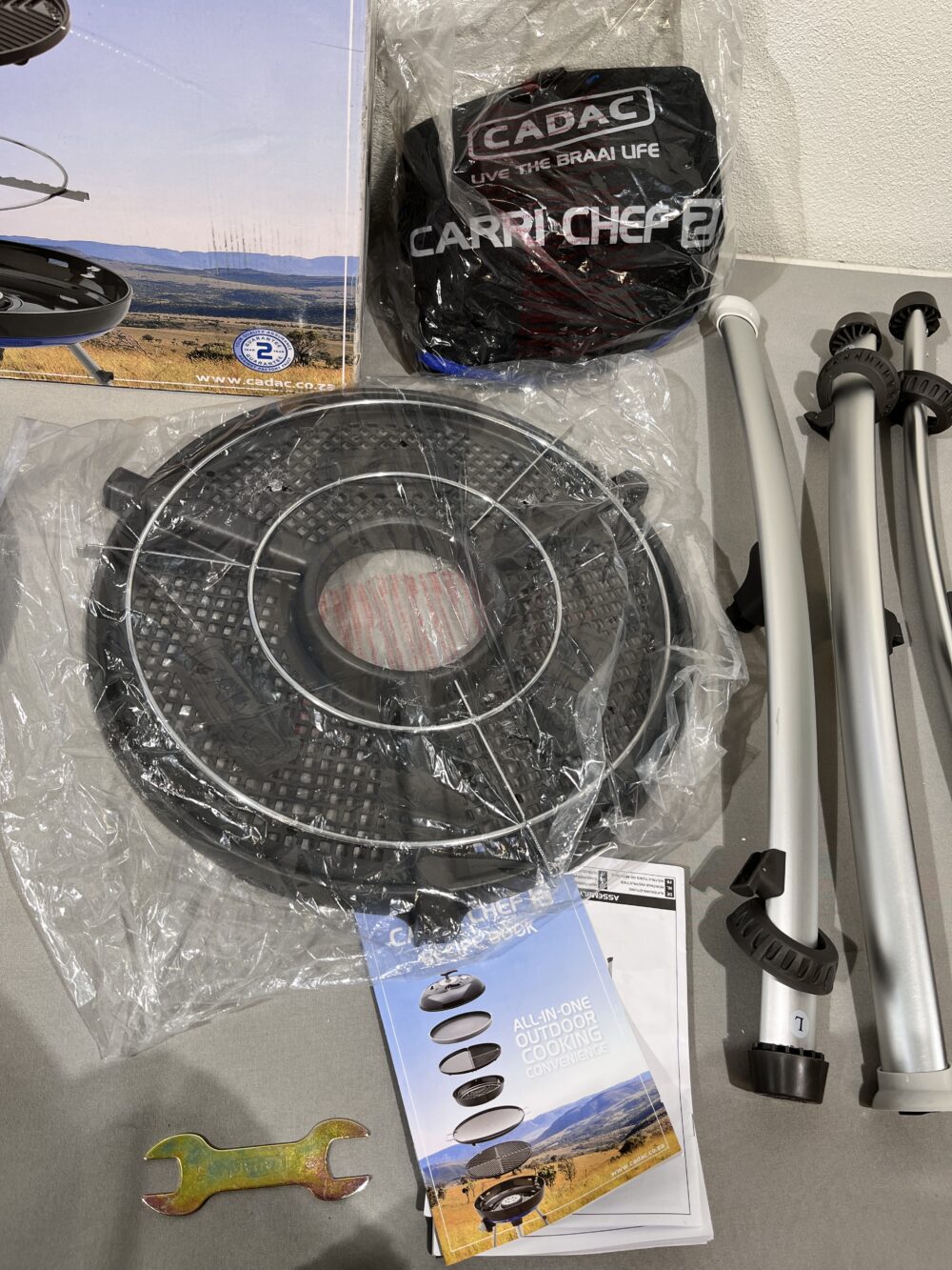 Cadac Carri Chef 2 Braai Grill/Pot Combo 13B7P(50) 50mbar