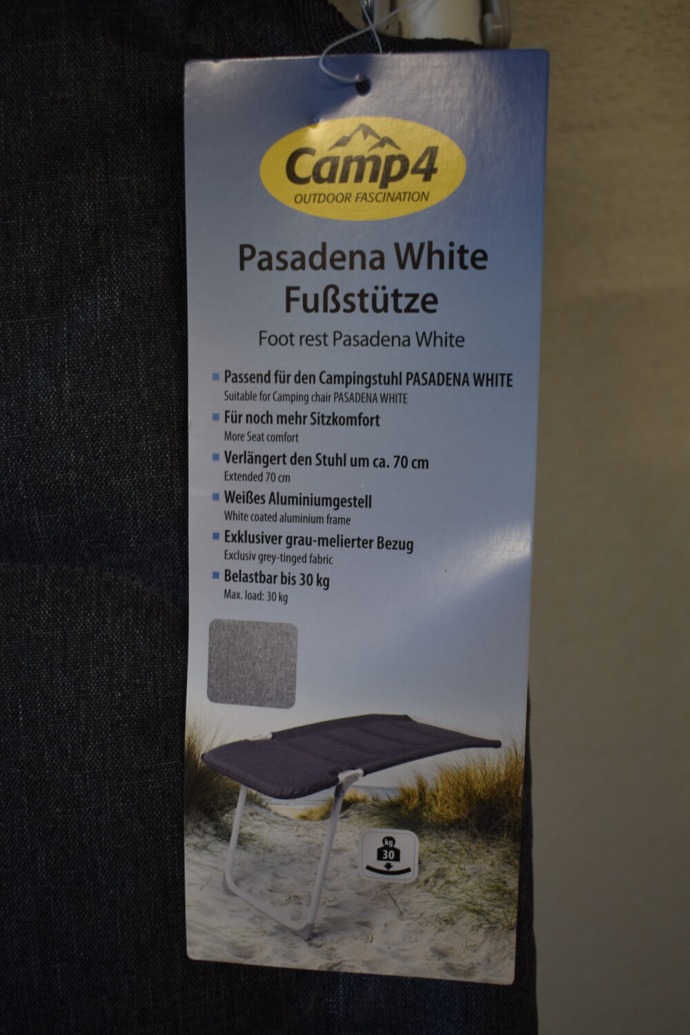 Camp 4 Beinauflage / Fußstütze für Pasadena White