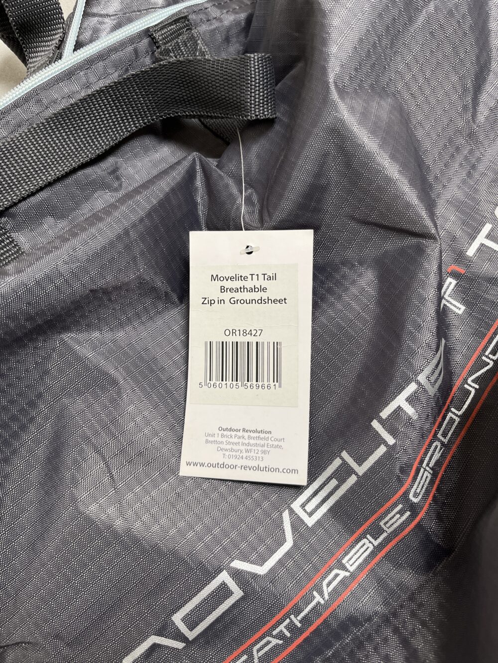 Outdoor Revolution Movelite T1 Tail Breathable Ground Sheet