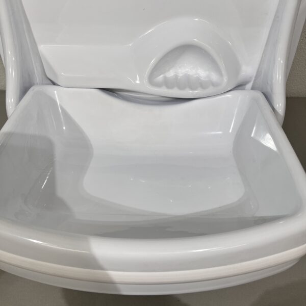 Reimo Klappwaschbecken ca. 75x50 cm weiß mit Spiegel und Stauraum