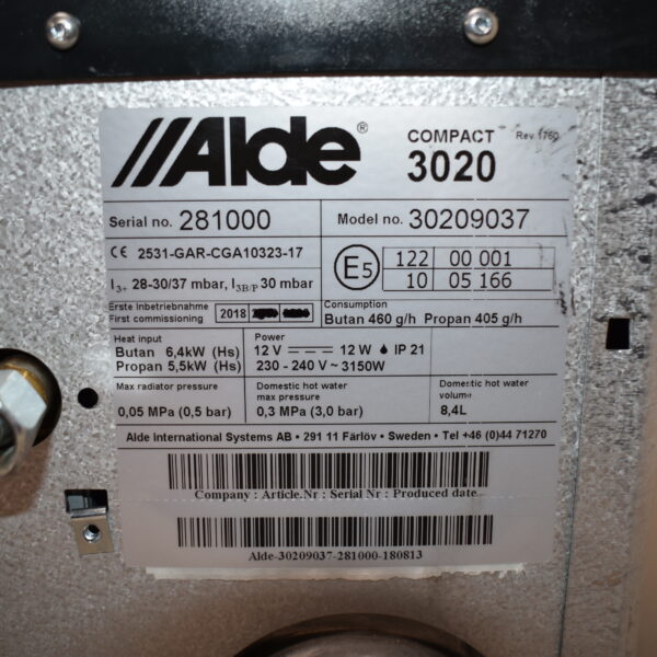 Alde Heizung Compact 3020