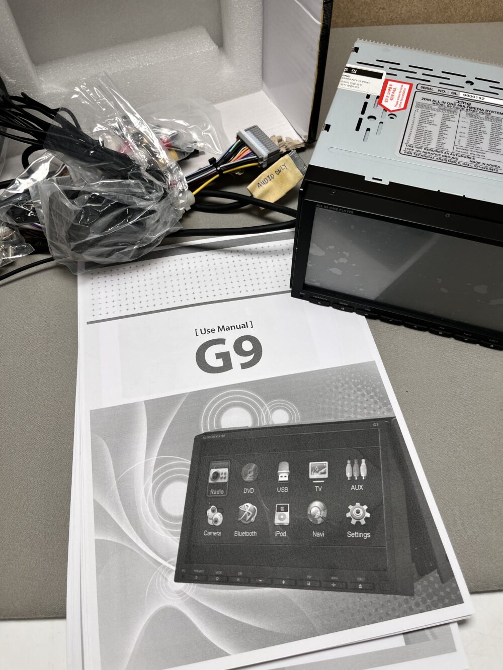 G9 Infotainment System für Bastler