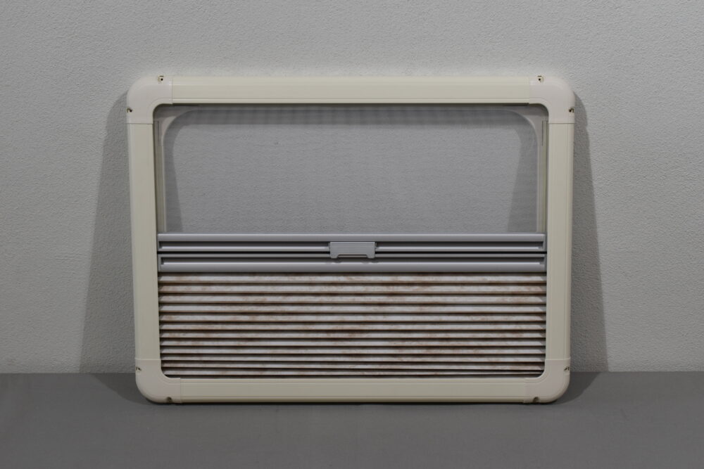 Kombi-Rollo / Komfort-Rollo  Verdunklung und Fliegenschutz 700 x 500 mm Beige