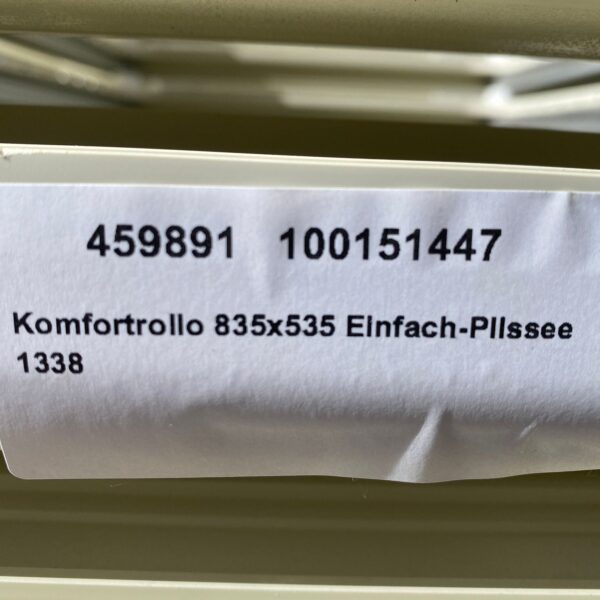 Kombi-Rollo / Komfort-Rollo  Verdunklung und Fliegenschutz für Fenster 900 x600 Beige