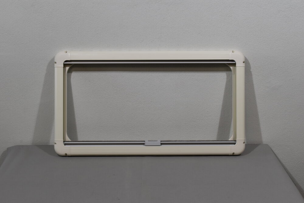 Kombi-Rollo / Komfort-Rollo  Verdunklung und Fliegenschutz für Fenster 900x450 Beige