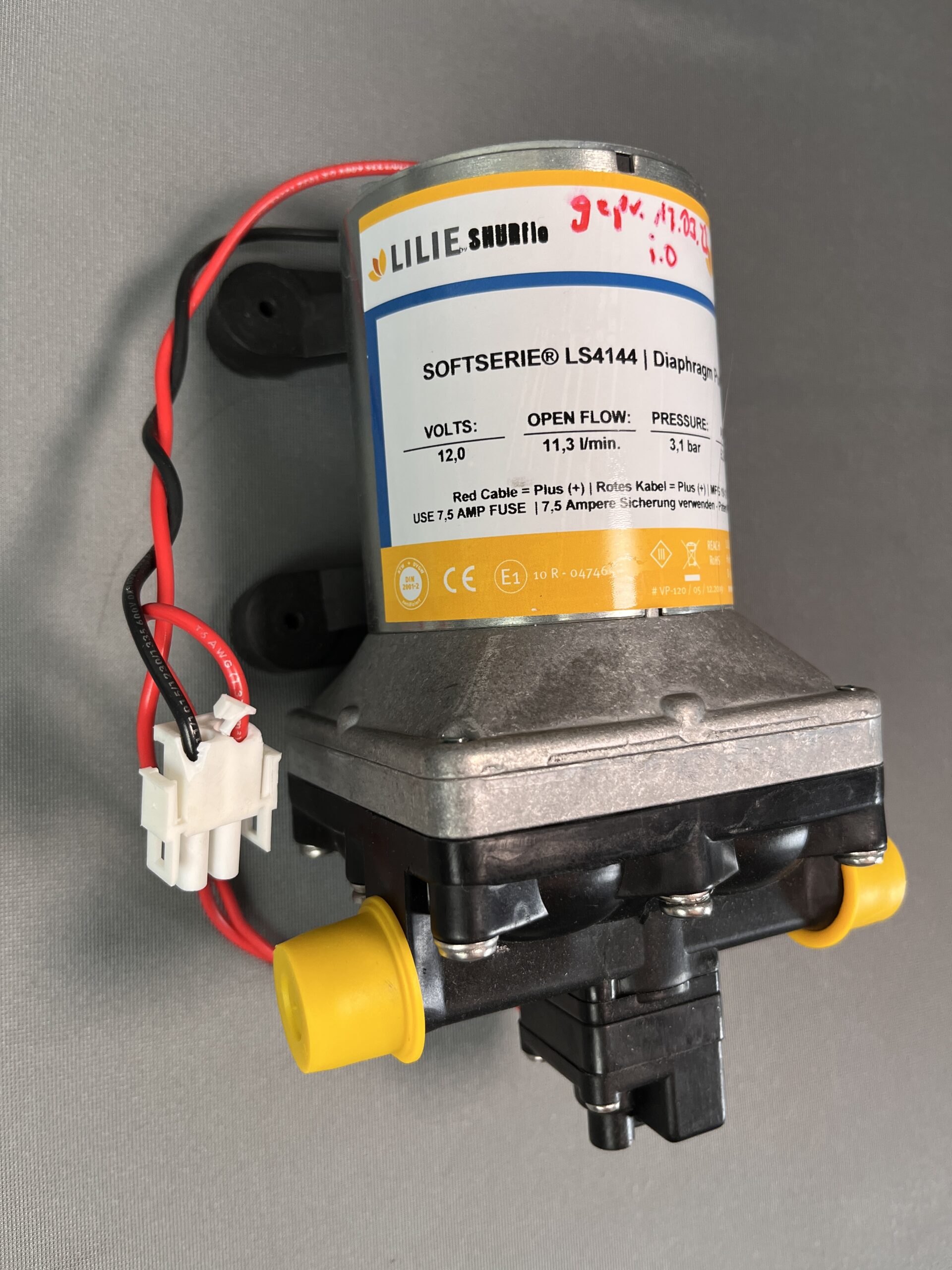 Shurflo Lilie Membranpumpe Softserie LS4144 Trinkwassersystem – Ersatzteile  für Wohnmobil