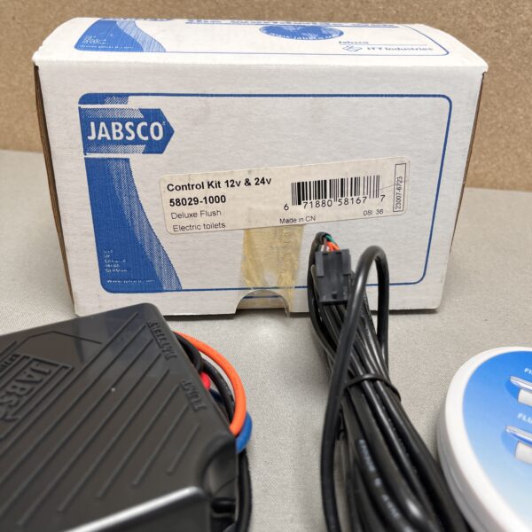 Jabsco Deluxe Flush Control Kit 12v & 24v 58029-1001