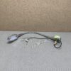 LED Schwanenhalslampe Silber