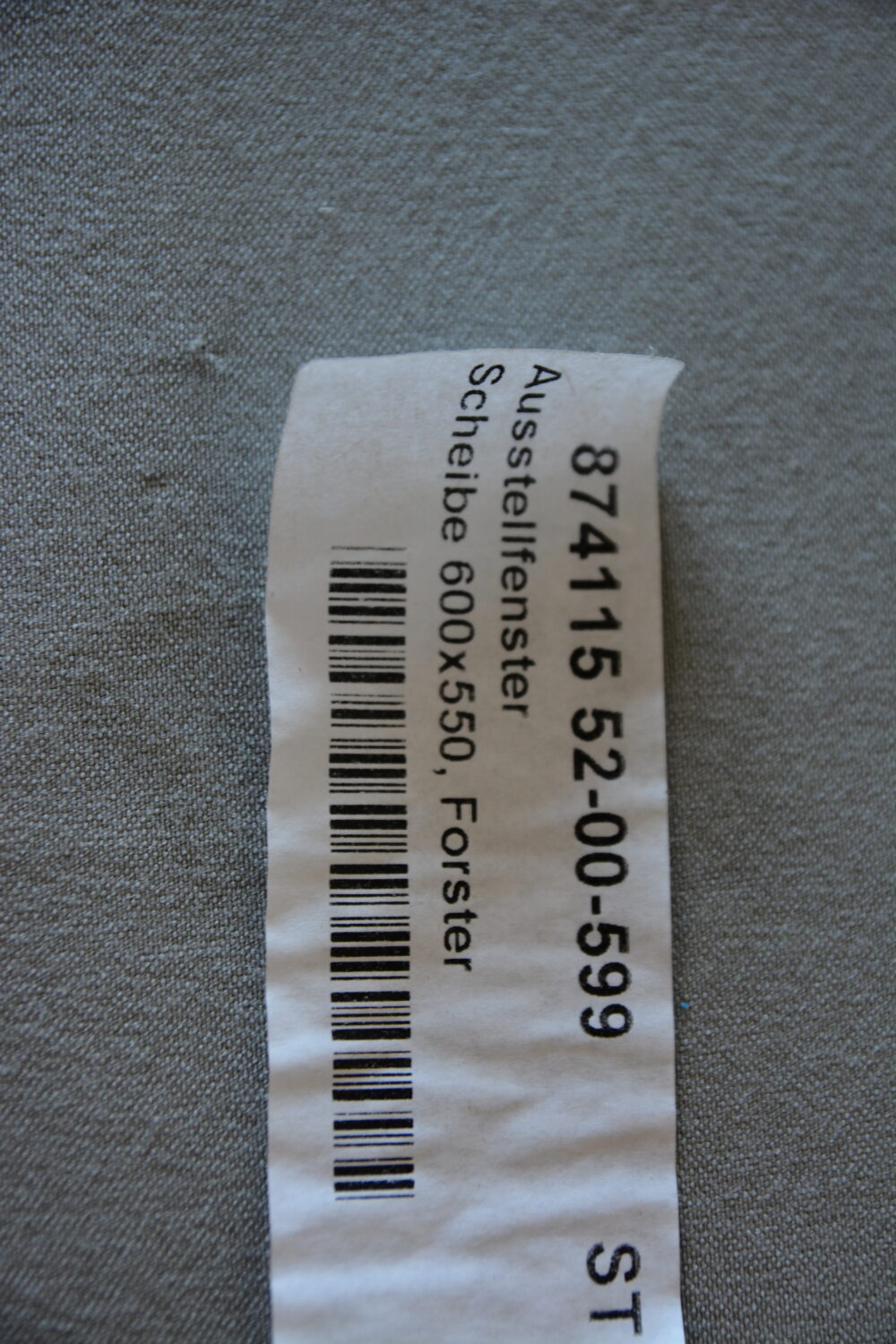 Ersatzfenster  Polyplastic 600x550mm