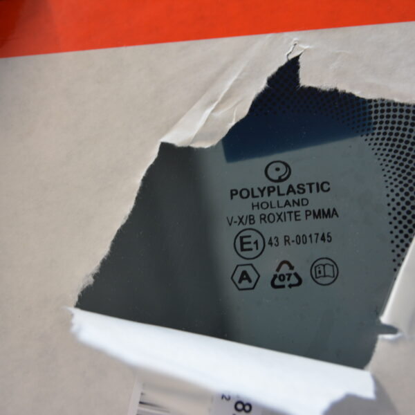 Ersatzscheibe Polyplastic 823x382 mm