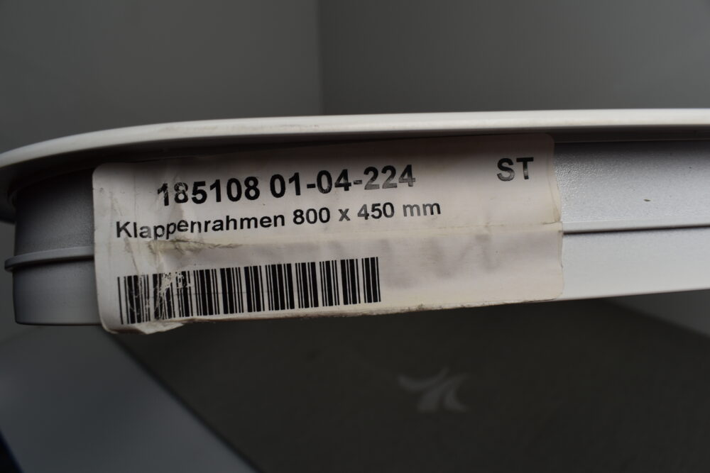 Klappenrahmen weiß 800x450 mm