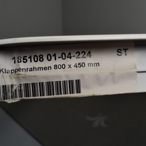 Klappenrahmen weiß 800x450 mm