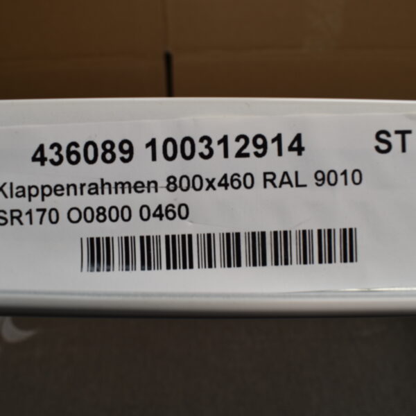 Klappenrahmen weiß 800x460 mm