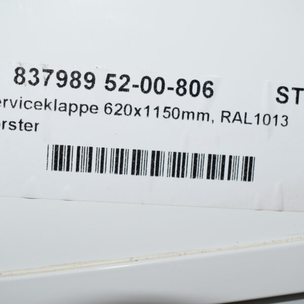 Serviceklappe weiß 620x1150 mm