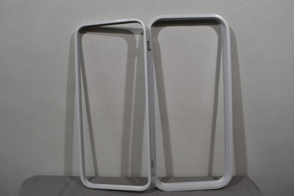 Klappenrahmen 1000x460mm, weiß