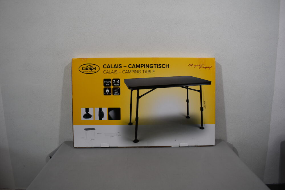 Camp 4 Camping Tisch grau/schwarz
