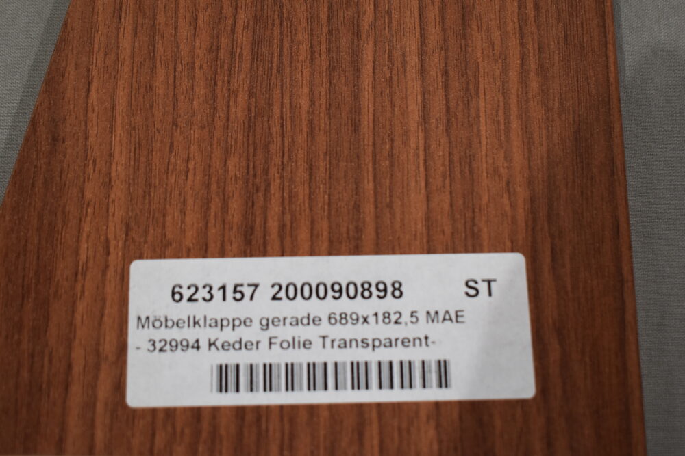 Möbelklappe 689 x 182,5 mm